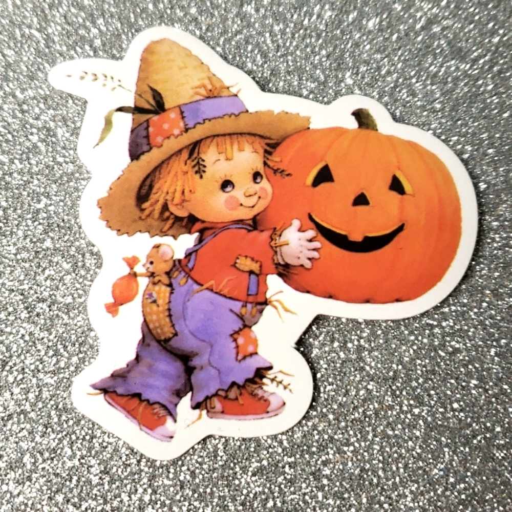VINTAGE Halloween ART WATERPOOF Sticker